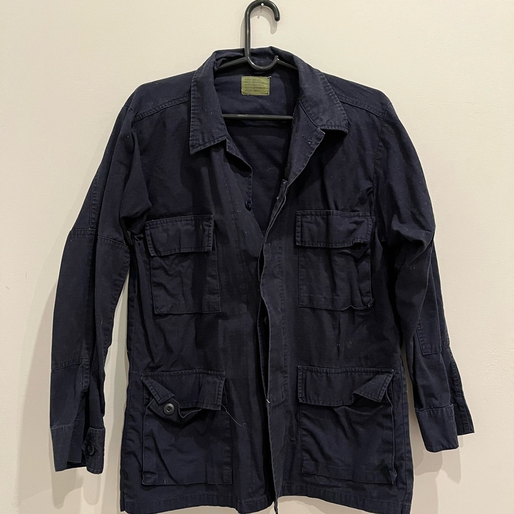 Vintage Men's Navy Jacket